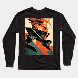 Legendary Gunslinger: Space Western Anime-Manga Adventure Long Sleeve T-Shirt